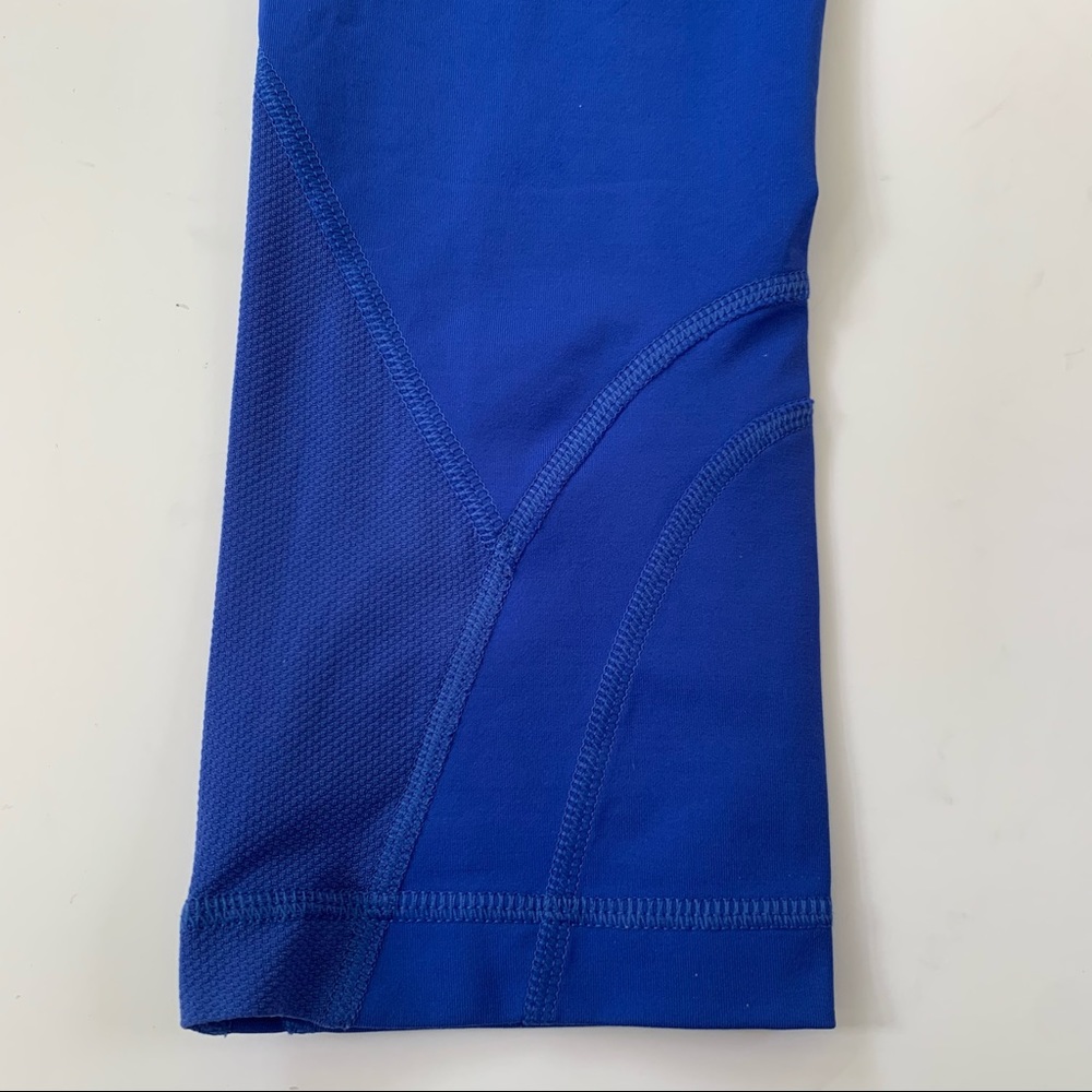 Lululemon Run Inspire Crop II (Mesh) Harbor Blue 6 - Picture 13 of 15